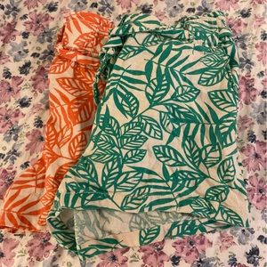 Angel Kiss linen shorts floral